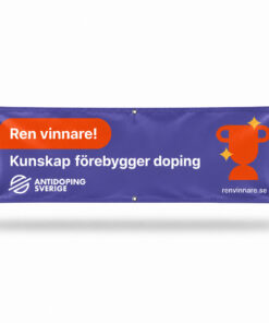 Banderoll Ren Vinnare!
